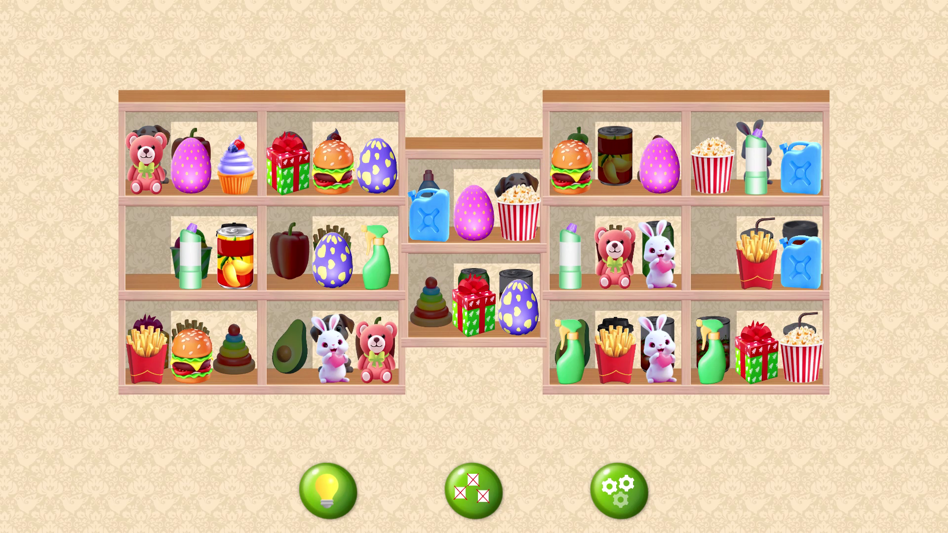 Connect the items on the shelf screenshot