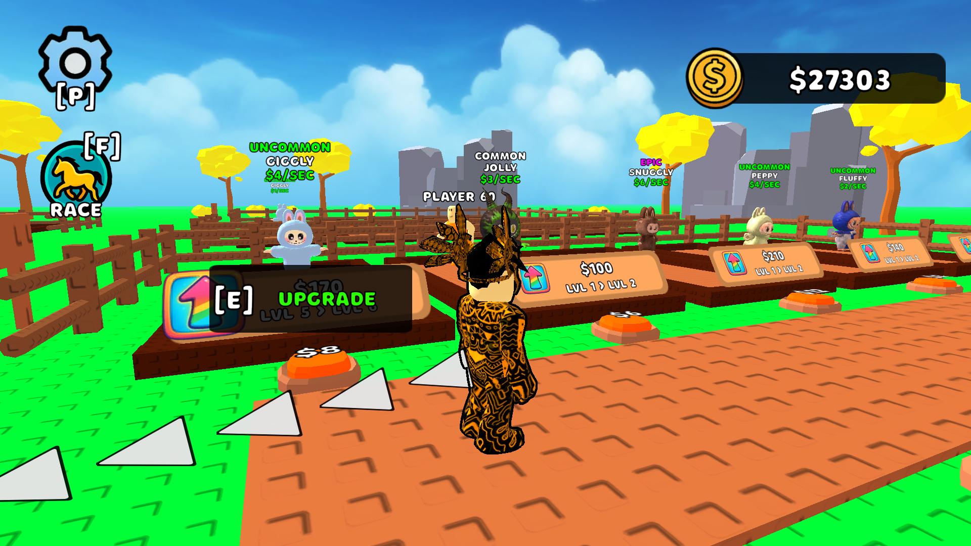 Don't Ride Labubu! Riding Obby Tycoon Magnate +1 — screenshot 1