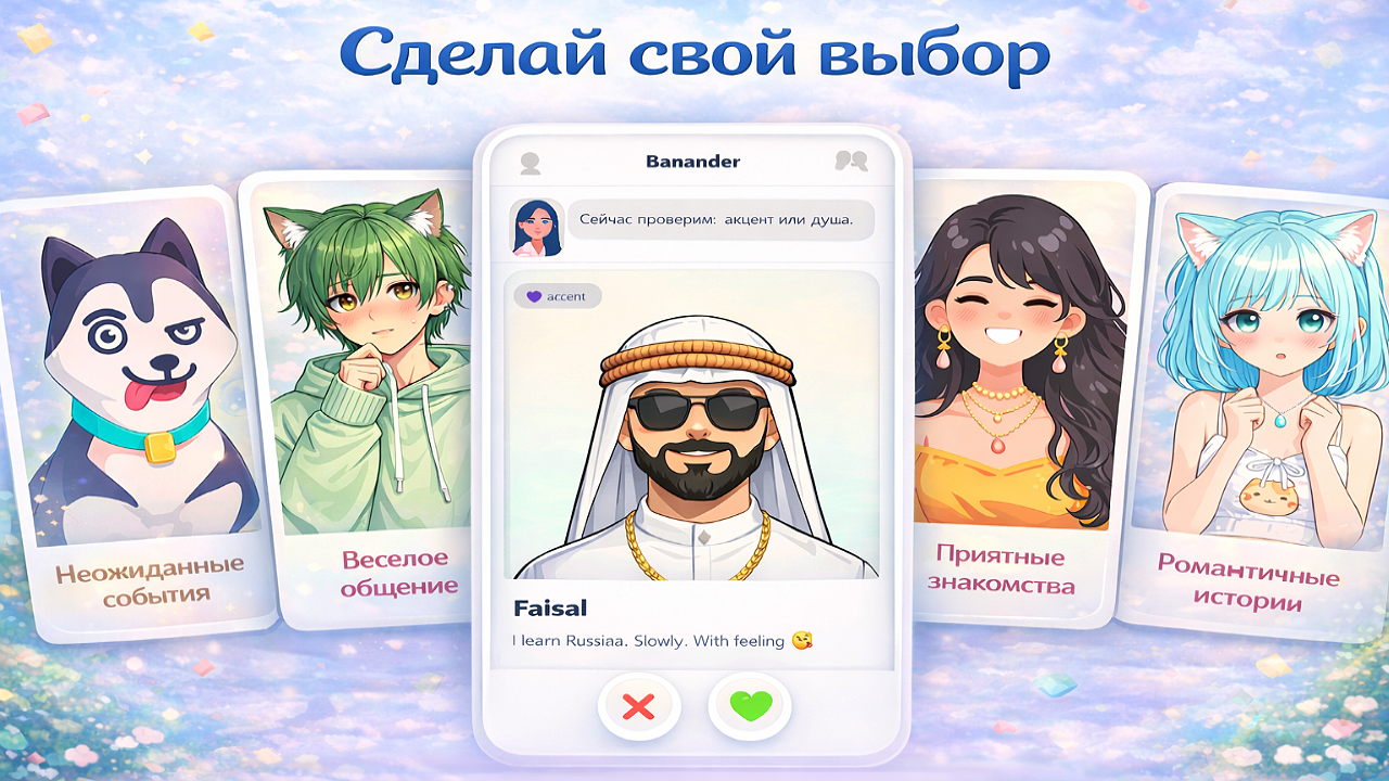 Banander: Знакомства, дружба и отношения — screenshot 1