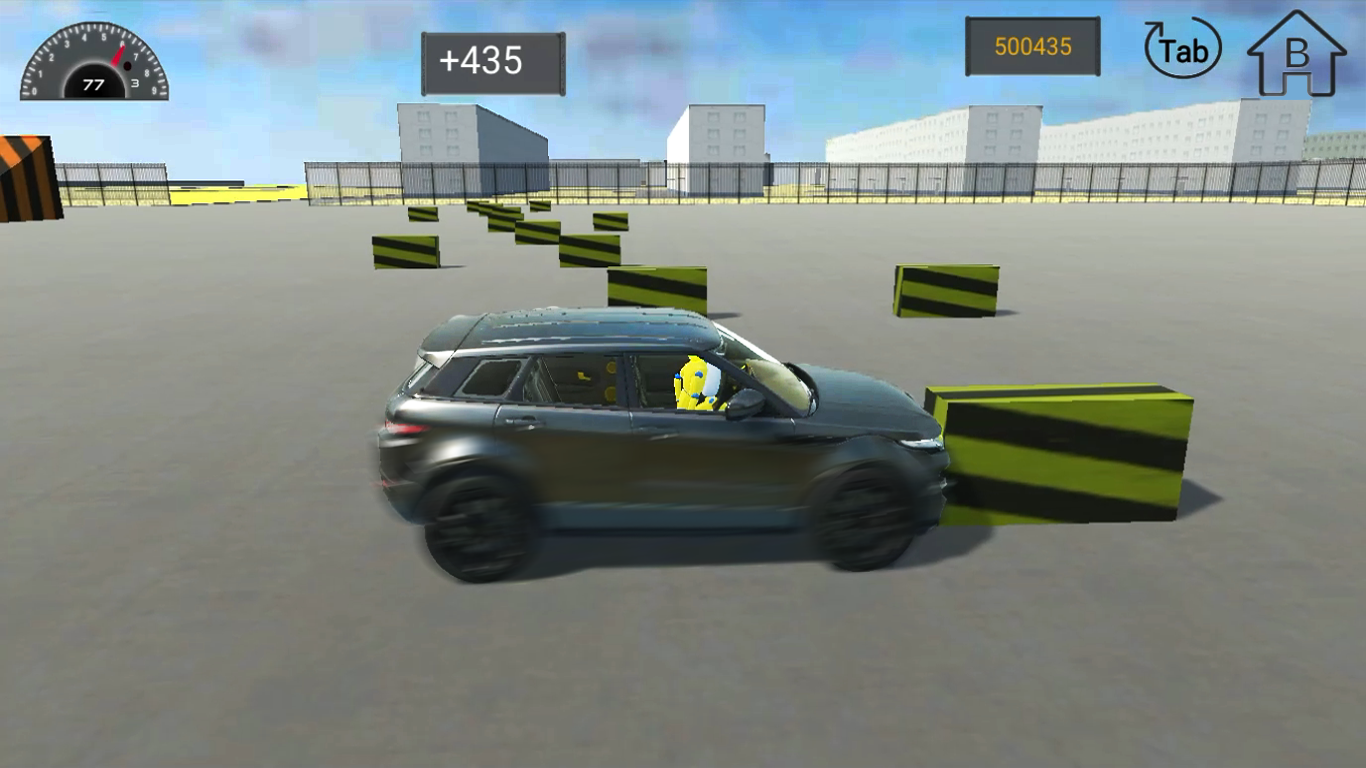 Airbags and Ragdoll dummies in cars screenshot