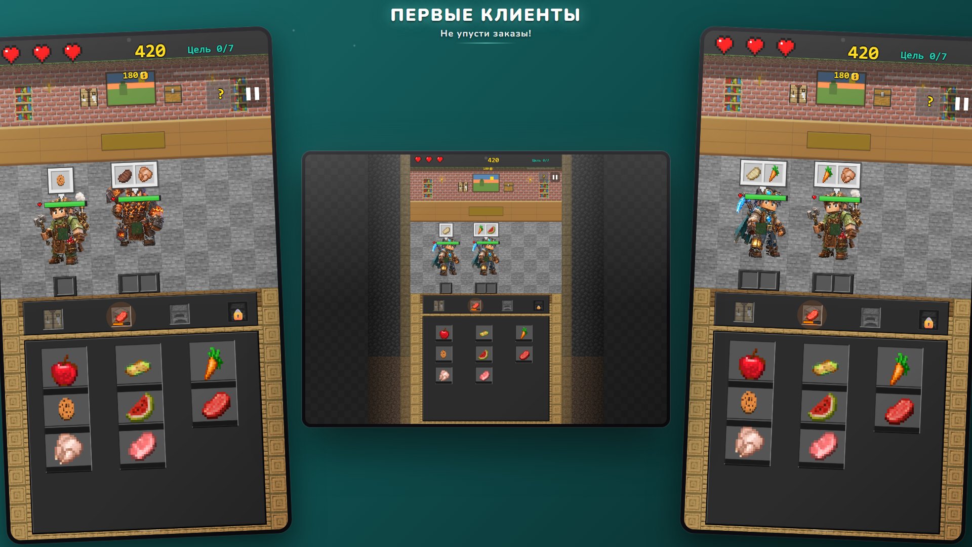 Крипер-Повар Накорми мобов! — screenshot 2
