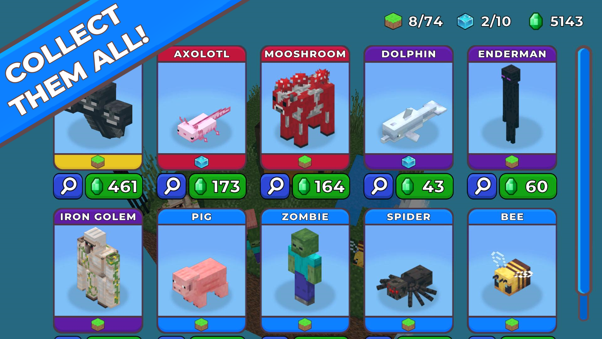 Mine cases: fill out the Skyblock! screenshot