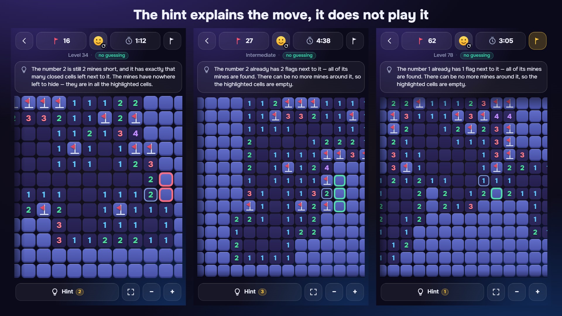 Minesweeper Without Guessing — screenshot 3