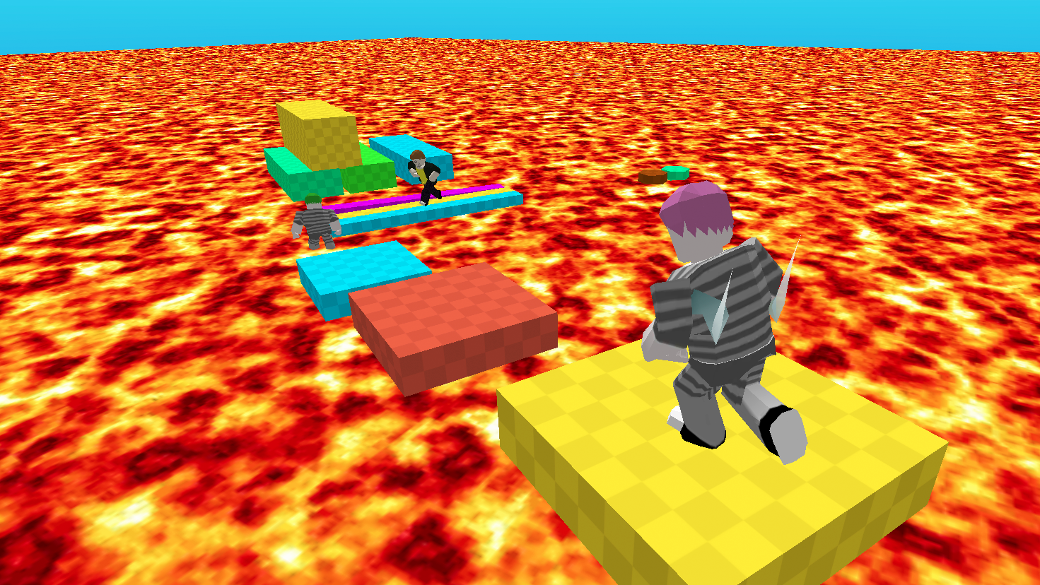 100 Player Floor Is LAVA: Obby! screenshot