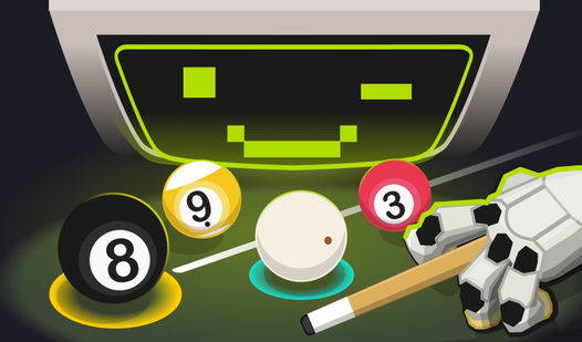Billiard vs Computer game