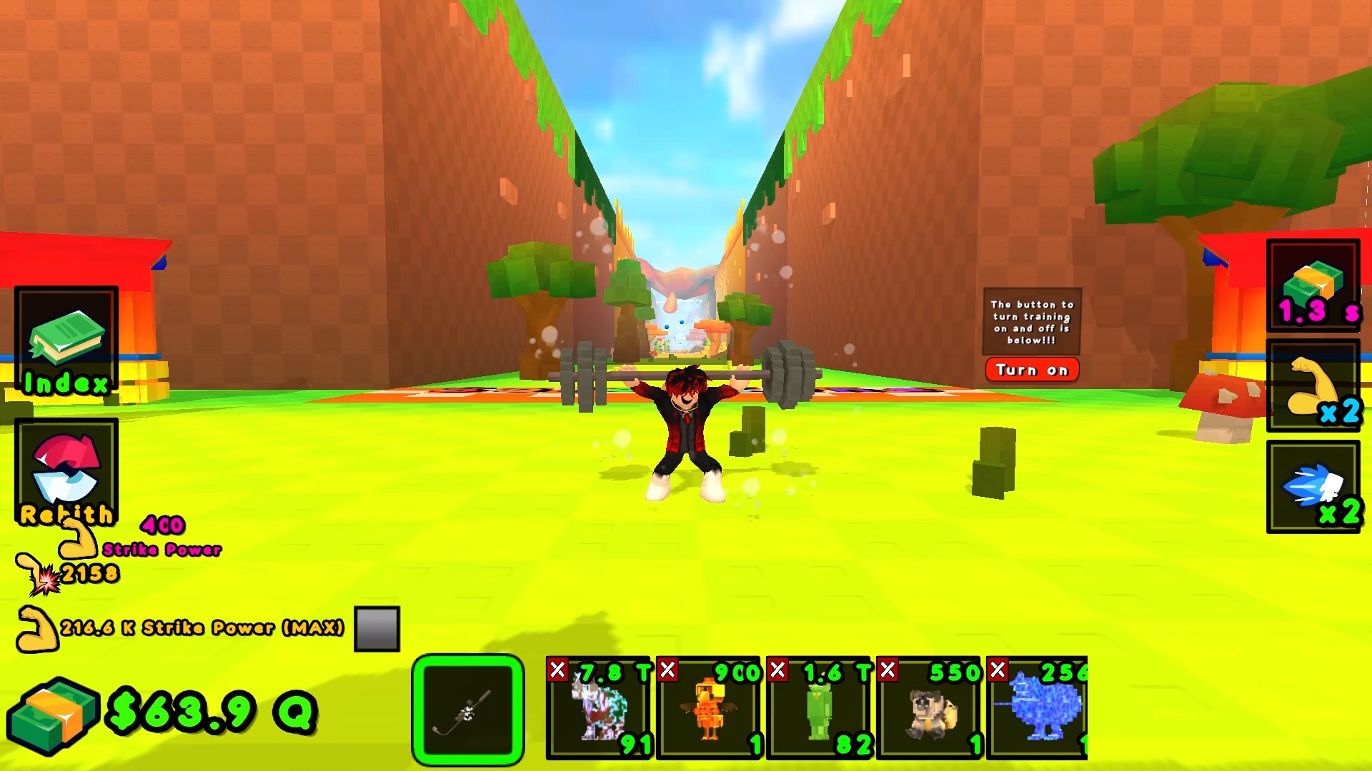 Kick the lucky block! +1 Brainrot! — screenshot 8