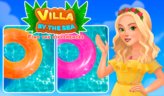 Villa by the sea Find the differences  loading=