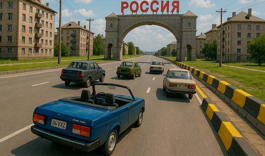 Crazy race: Russian Roads game