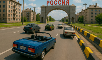 Crazy race: Russian Roads