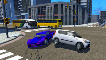 Online Car Destruction In A Big City