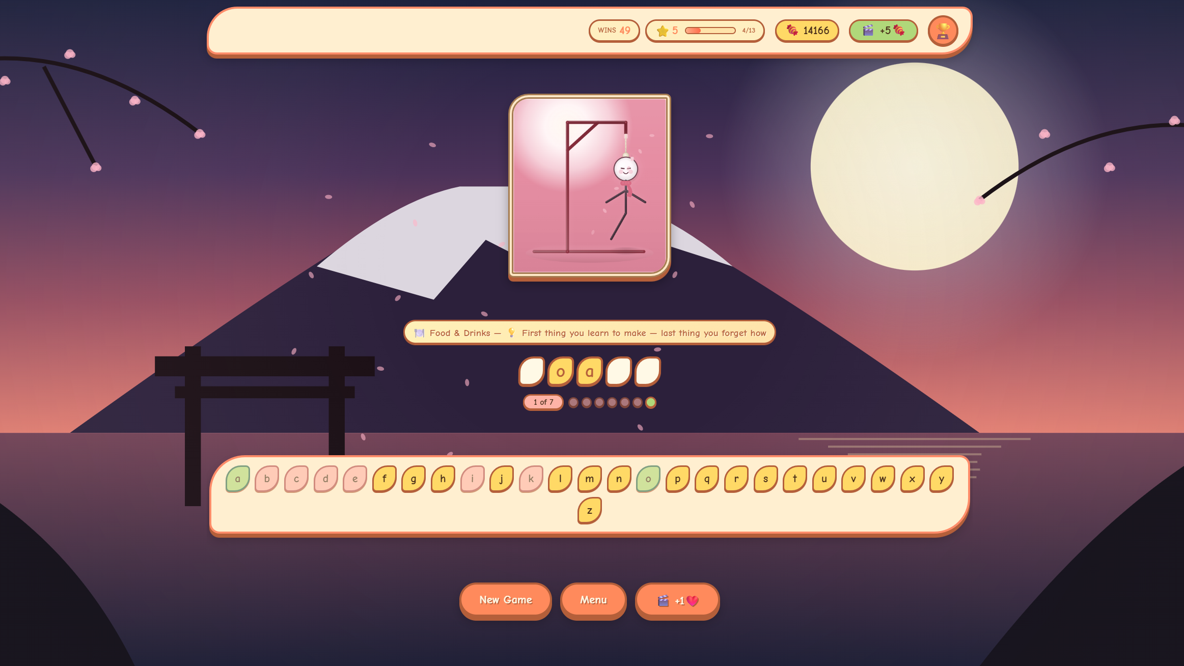 Hangman: Candy or Letter? — screenshot 2