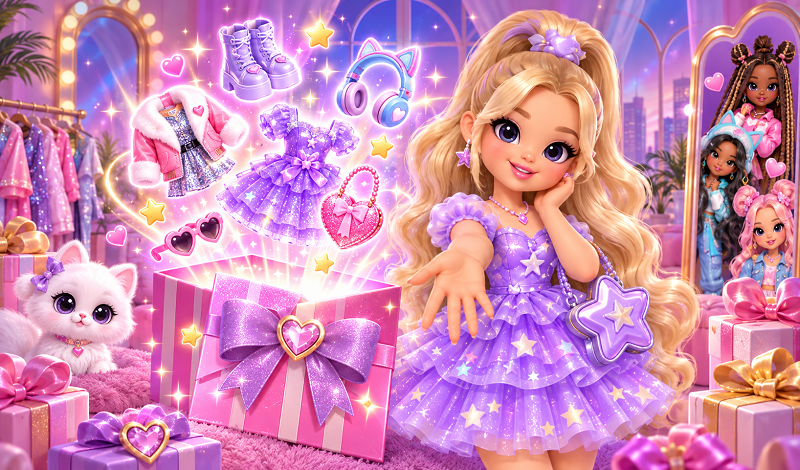 Fashion Box: Surprise Dress Up game cover