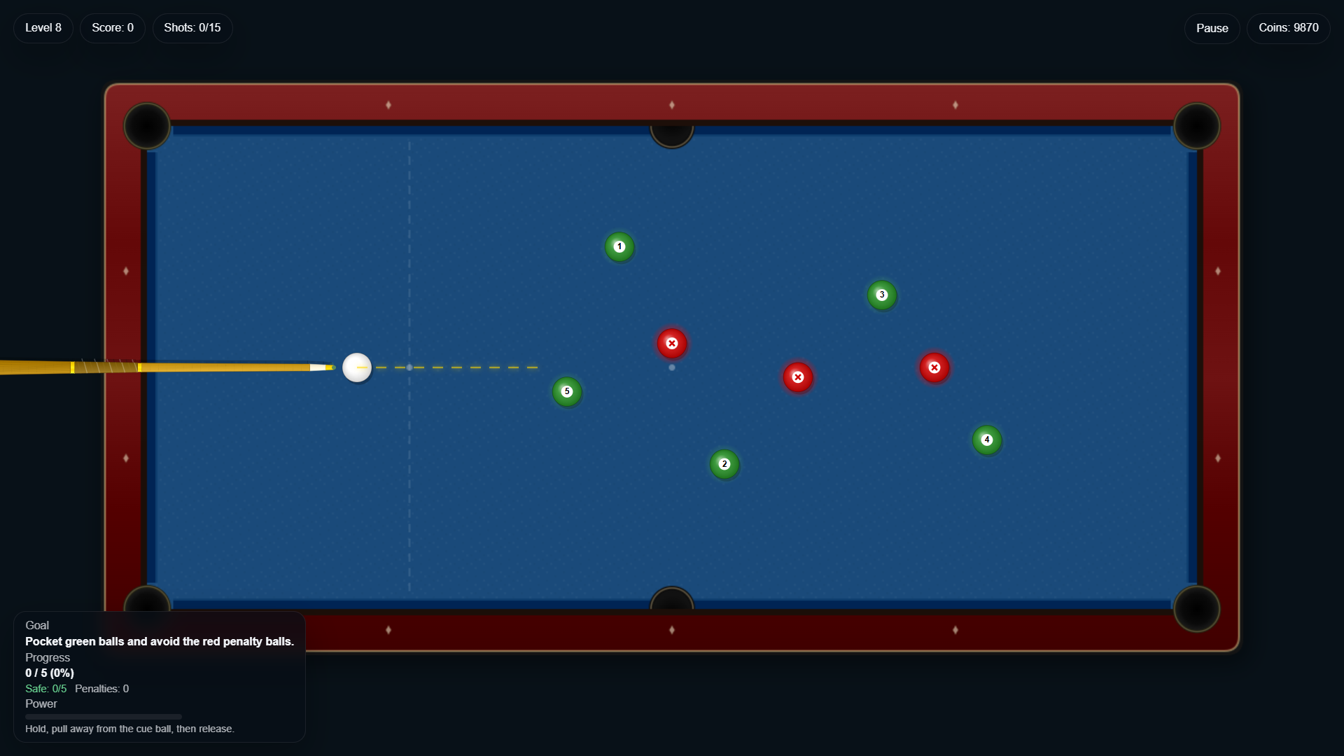 Pocket Billiard: 10 Levels — screenshot 8