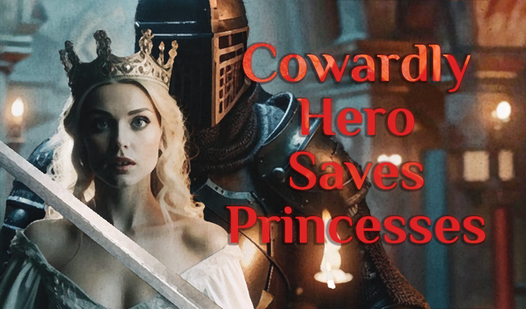 Cowardly Hero Saves Princesses