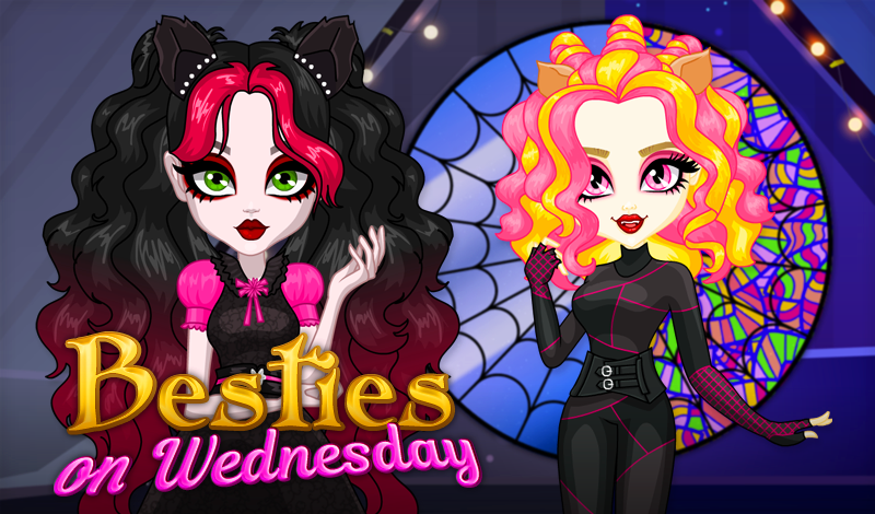 Besties on Wednesday game cover