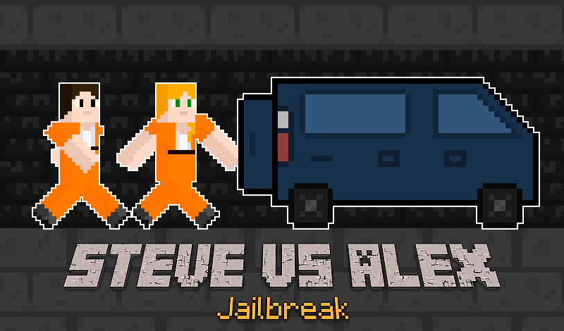 Steve vs Alex Jailbreak game cover