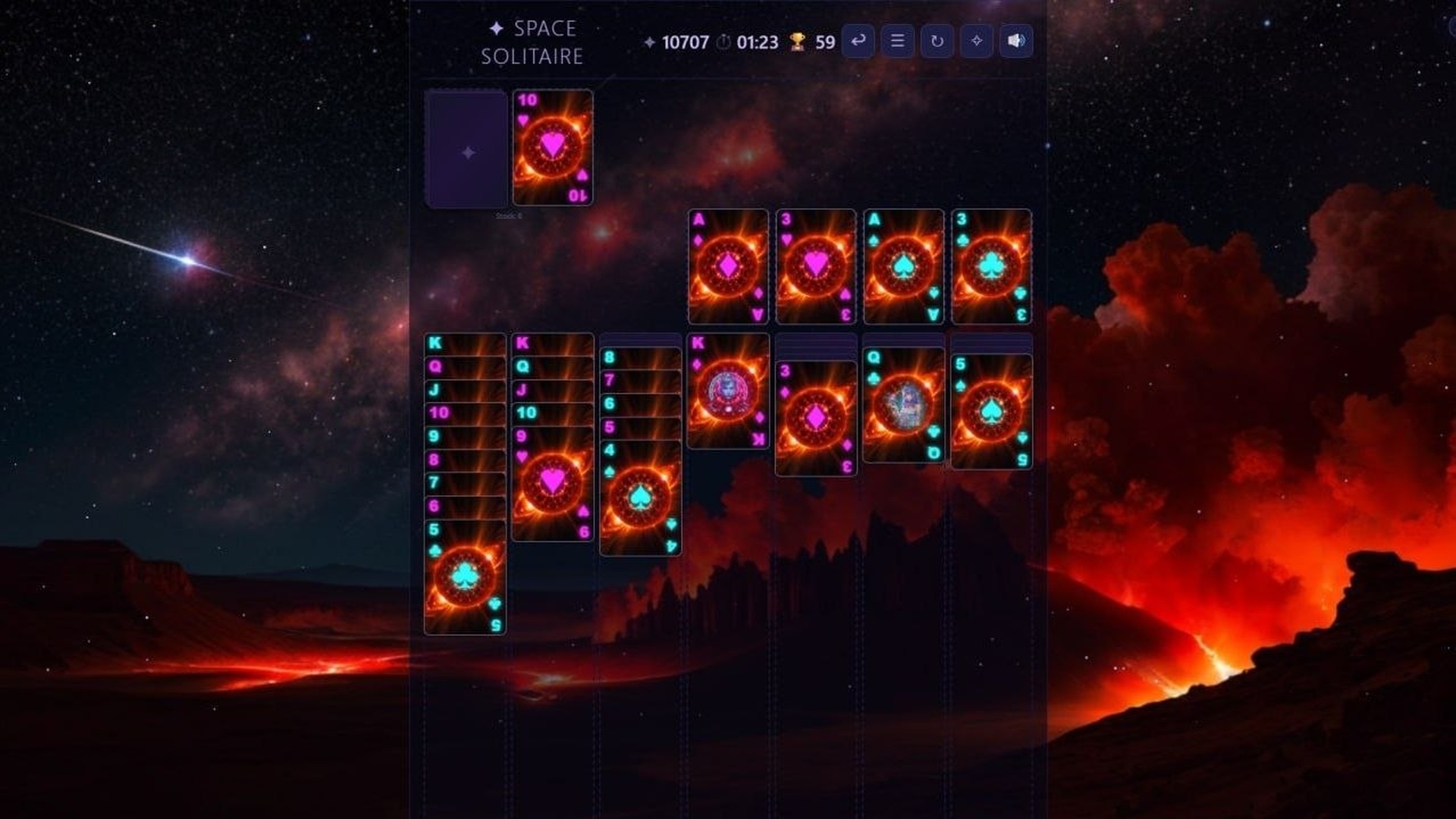 Space Solitaire — screenshot 1