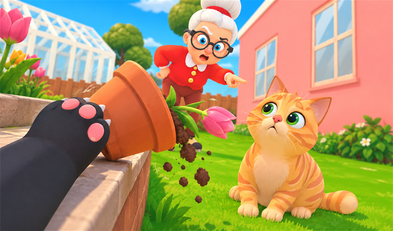 Cat and Granny 2 game cover