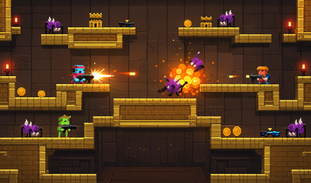 The battle at Buba's Temple