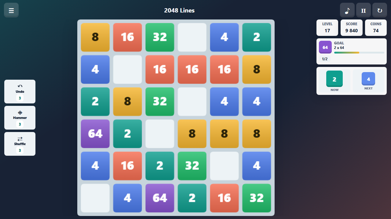 2048 Lines — screenshot 3