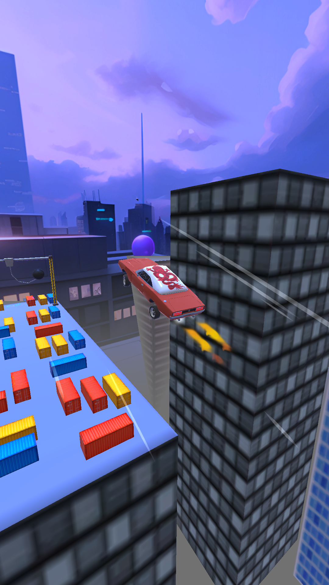Mega jumps on cars! screenshot 8