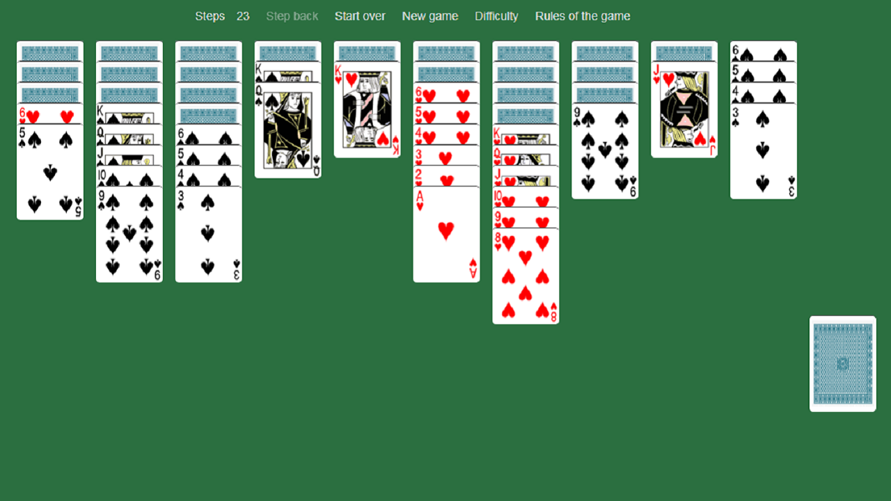 Spider Solitaire Plus — screenshot 1