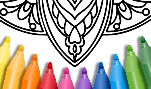 Мандала: Раскраска Антистресс по номерам