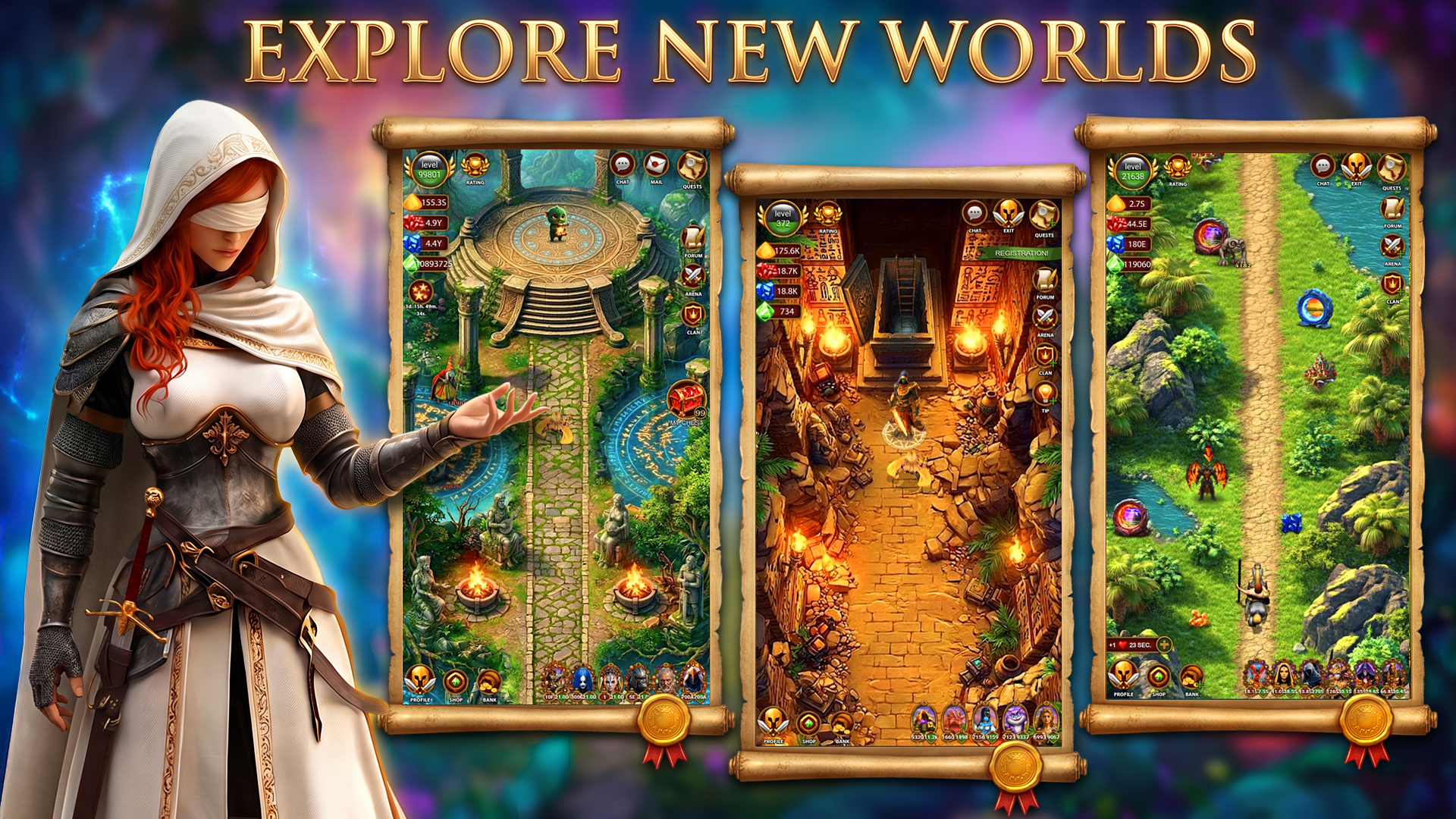 Mirrorland: Collectible Card MMORPG screenshot 1