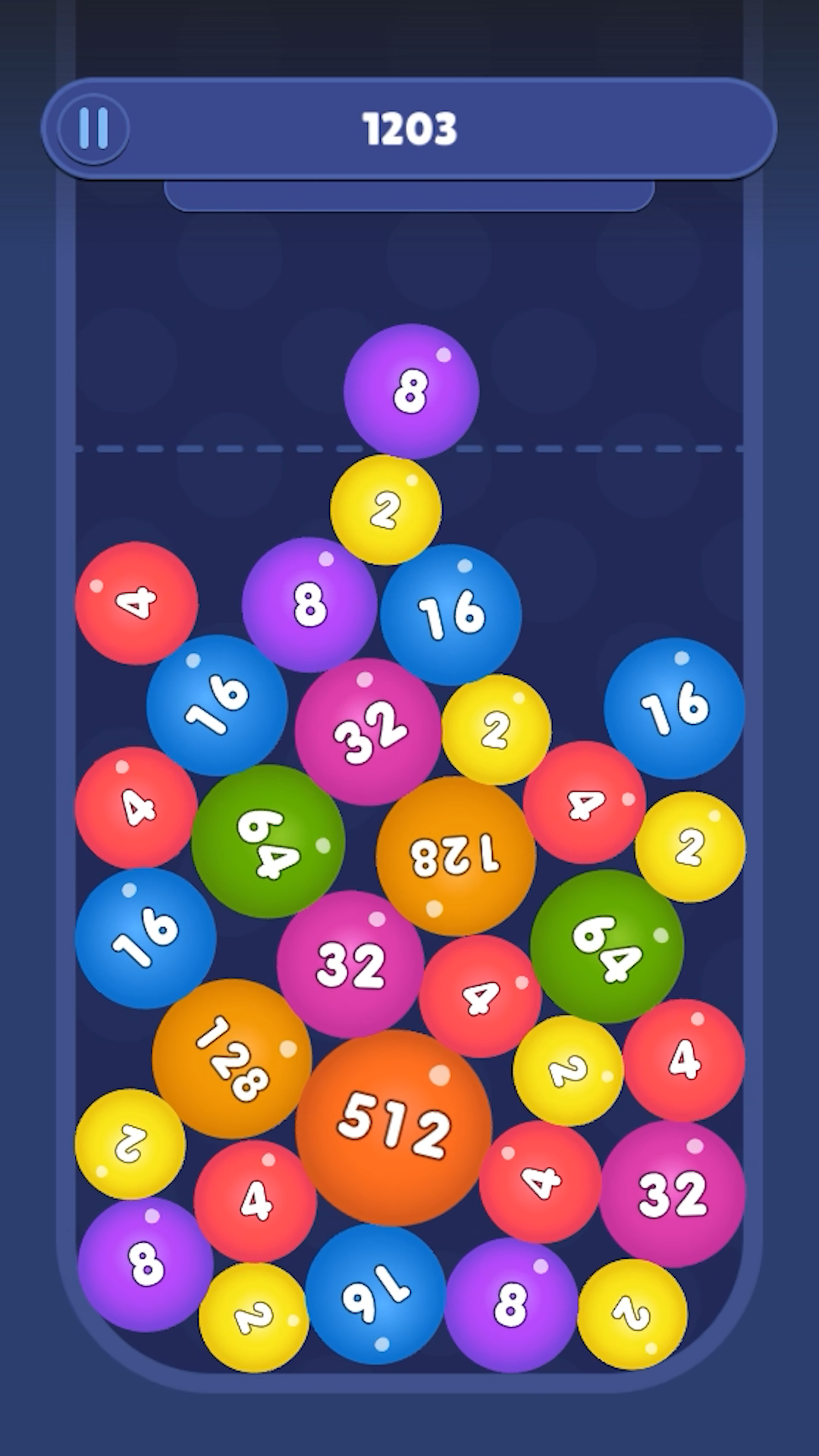 Bubble Merge 2048 screenshot 6