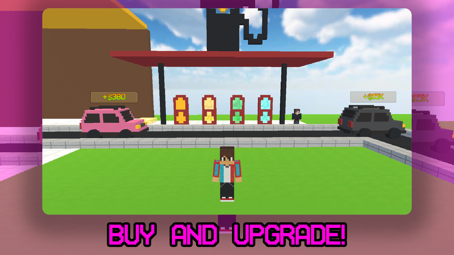 Mine Obby 3D: Car Wash Tycoon — screenshot 2