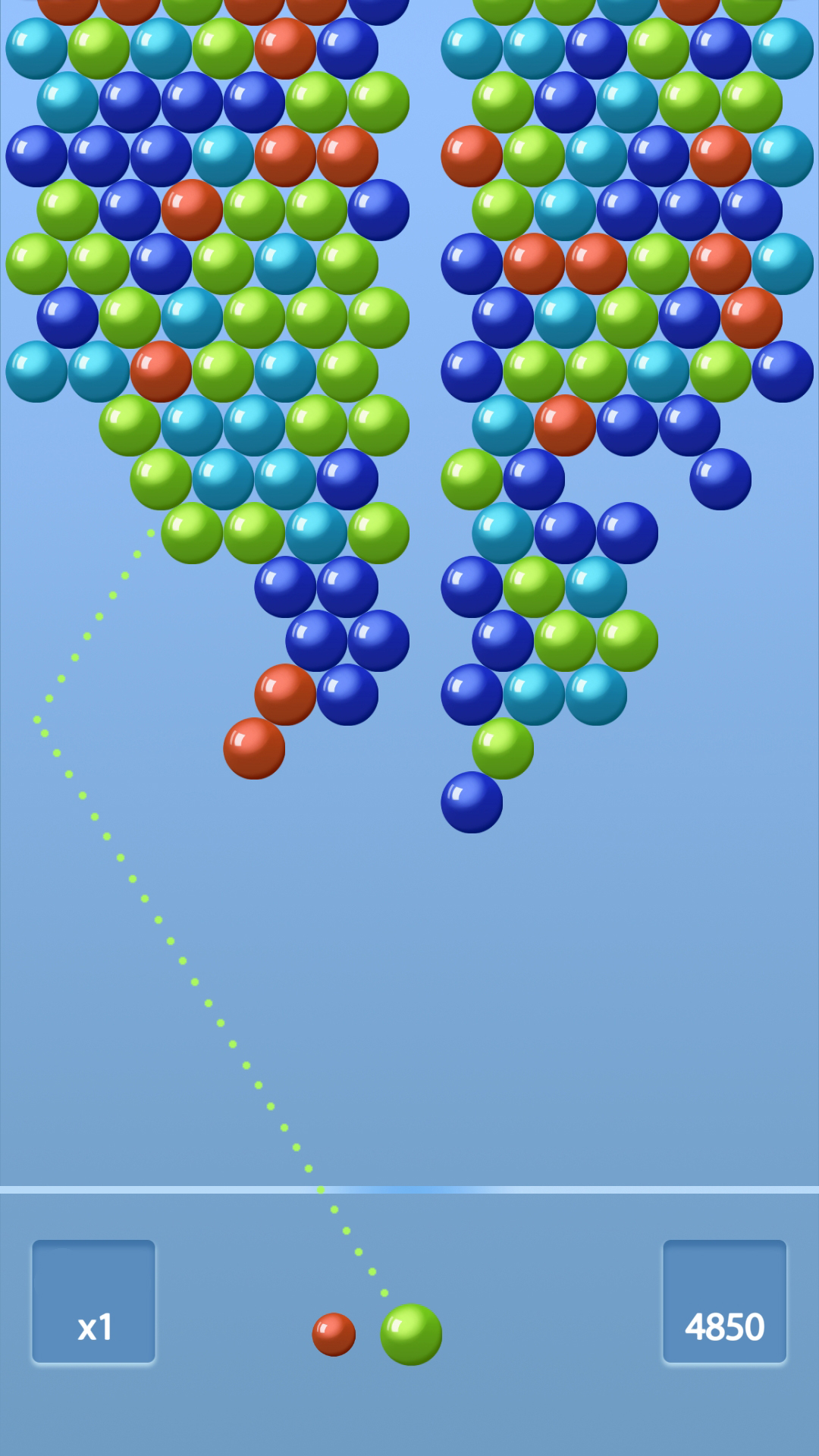 Colored balls shooting game screenshot 3