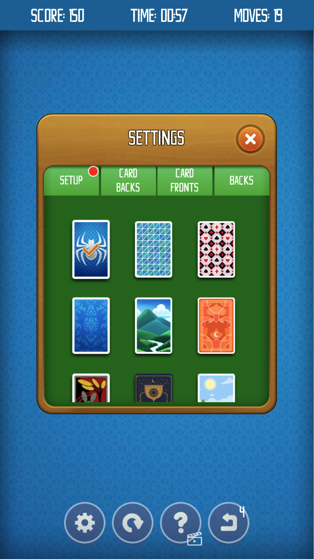Spider Solitaire Four Suits screenshot 5