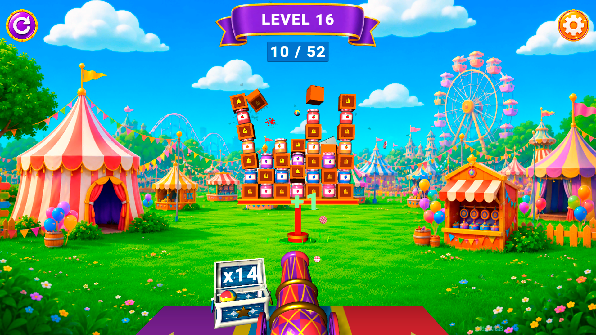 Carnival Cannon: Physics Smash 3D — screenshot 2