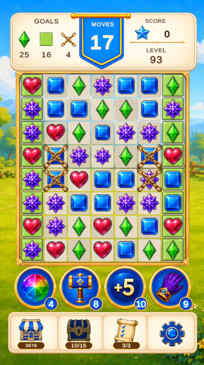 Kingdom of Crystallia: Match 3 screenshot 4