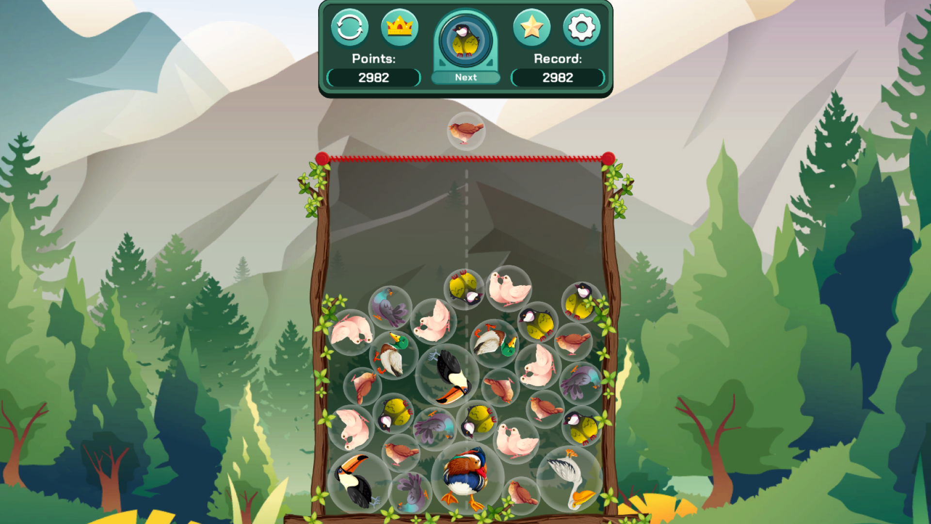Merge the birds: Reach the eagle! screenshot