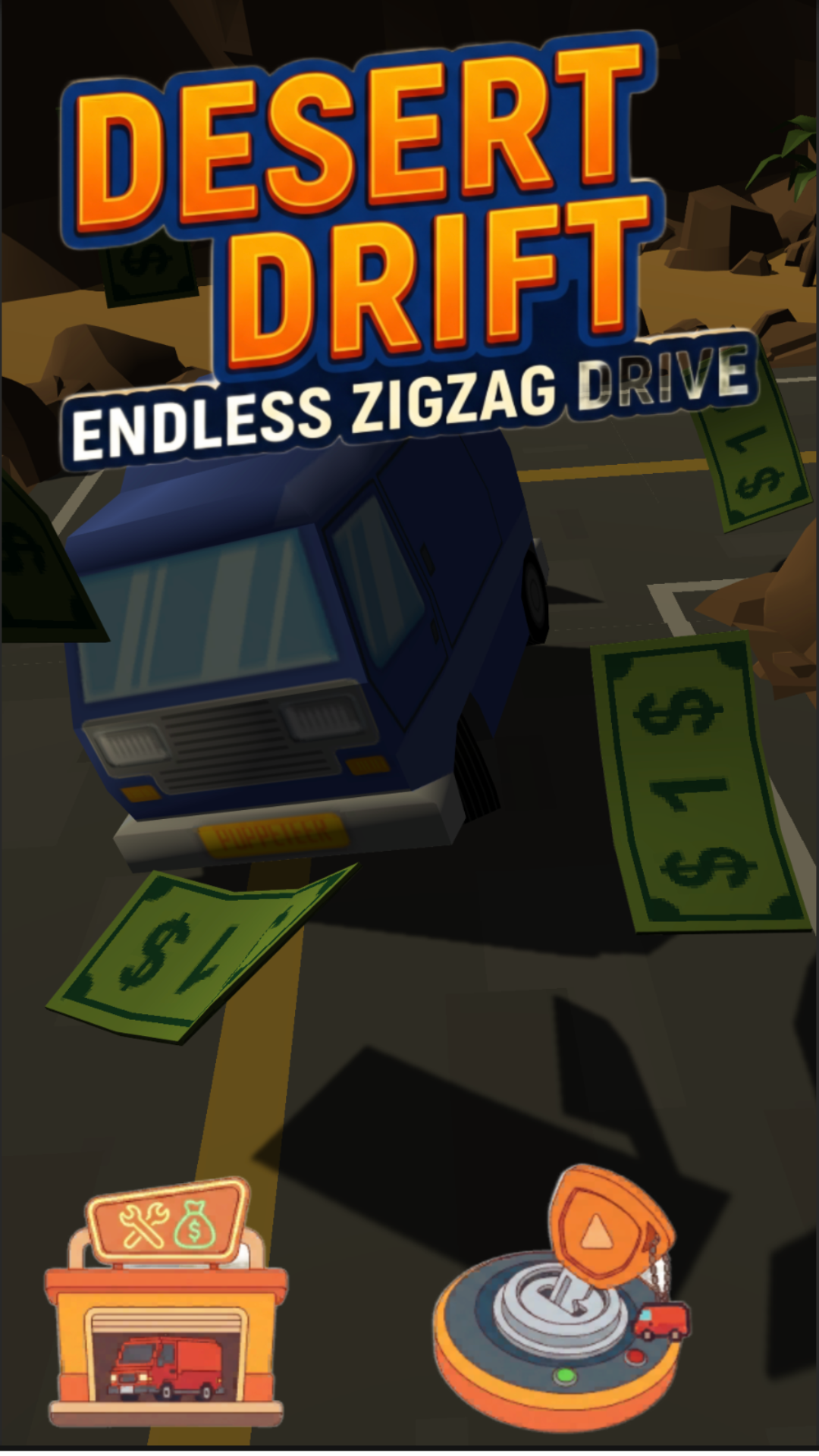 Desert Drift: Endless ZigZag Drive screenshot 6