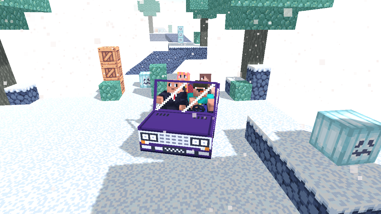 Noob: Obby in a car screenshot