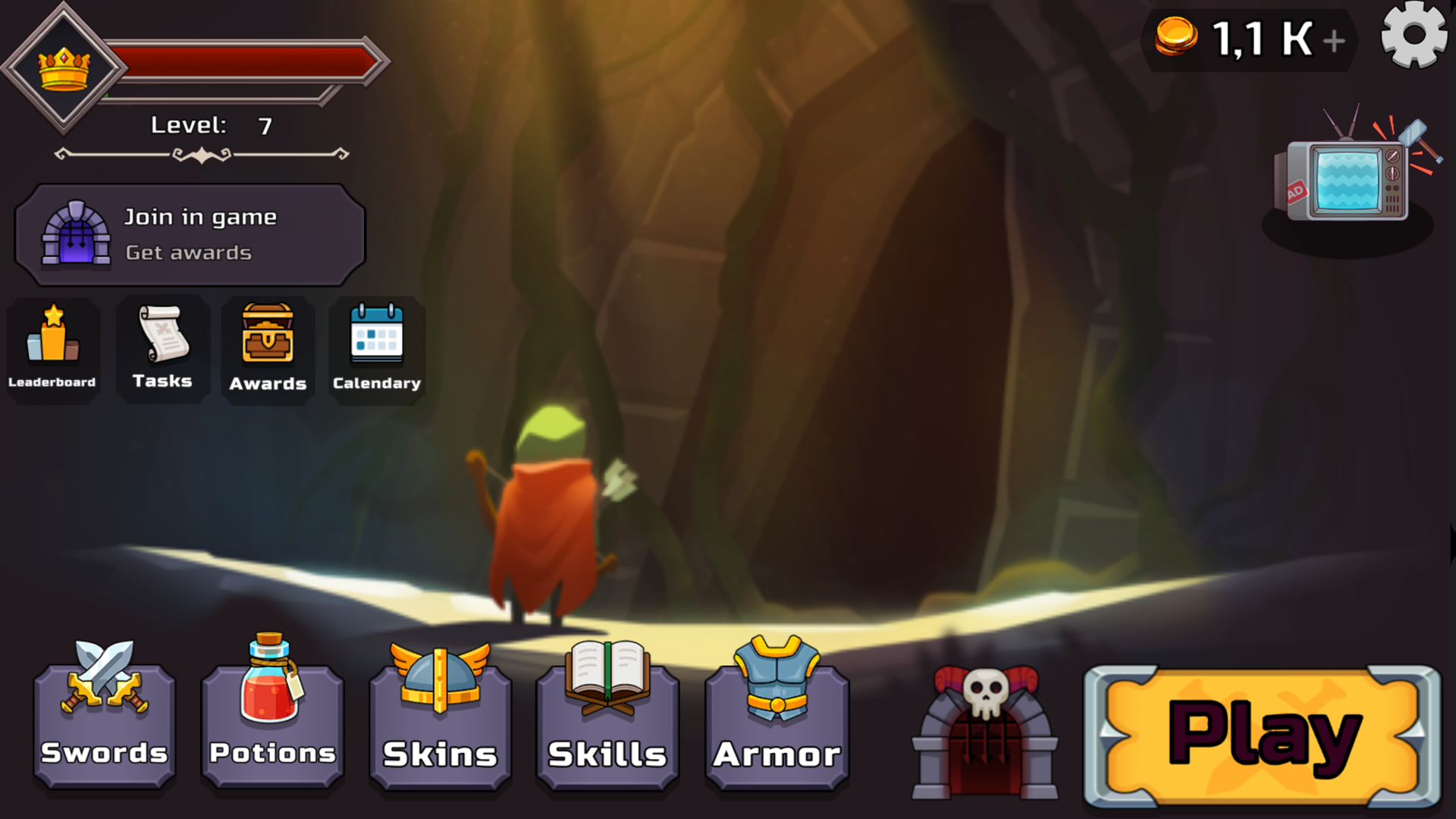 Noob vs Brainrot: RPG Slasher screenshot 13