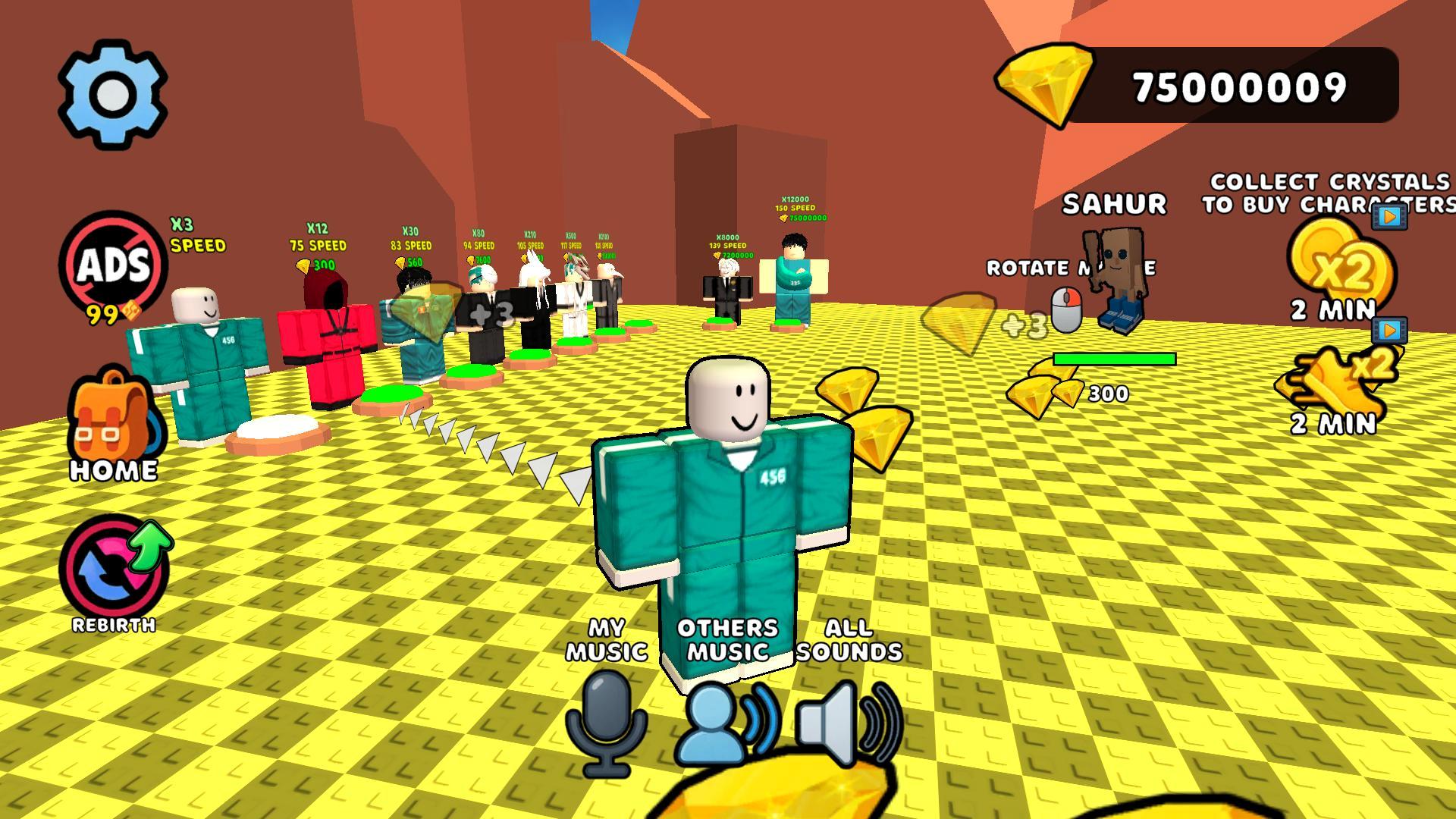 My Singing Squid! Obby Squid Game +1 3D Simulator screenshot