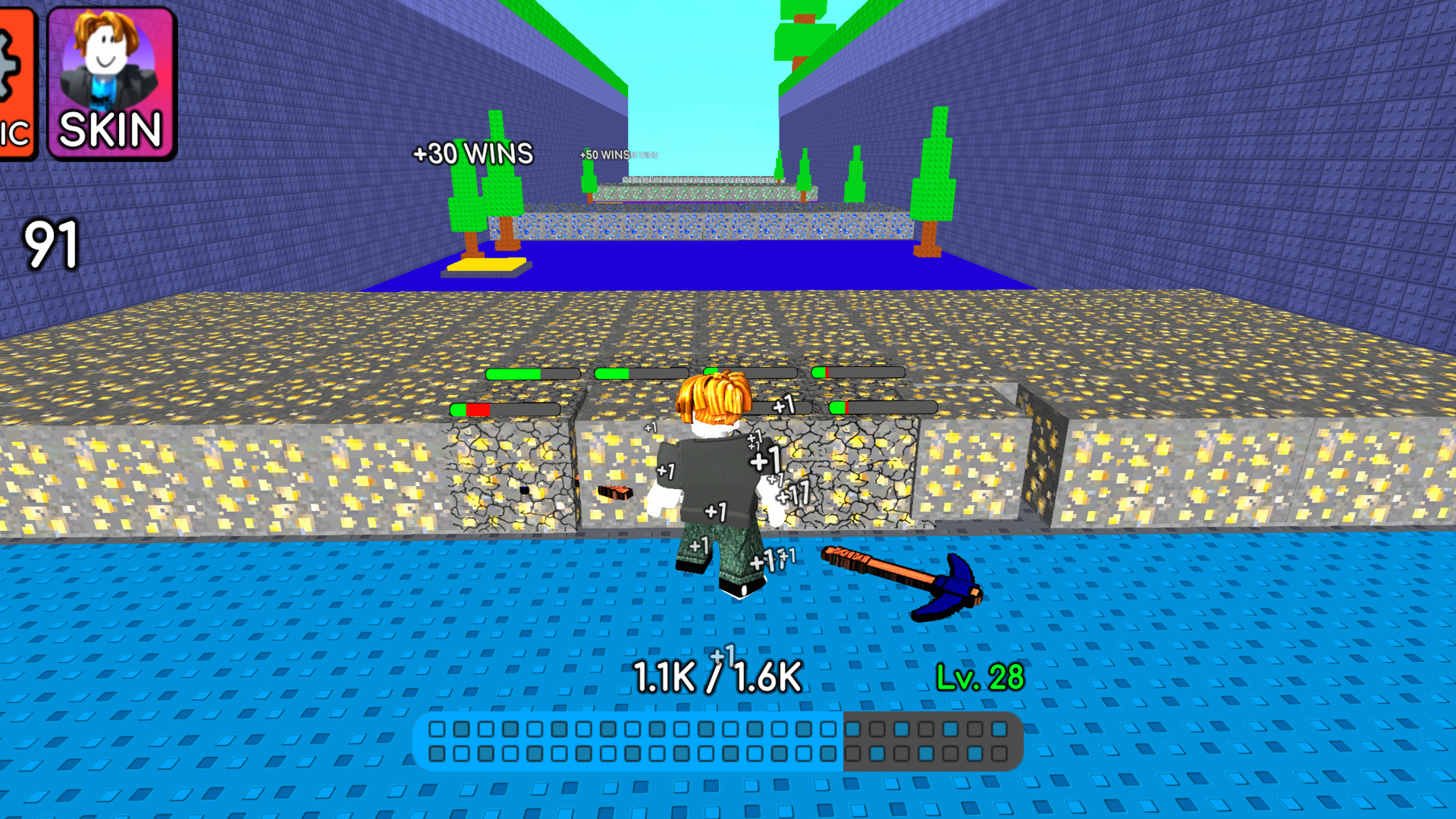 +1 Spin Pickaxe and Destroy Blocks 3D Obby Tycoon — screenshot 2