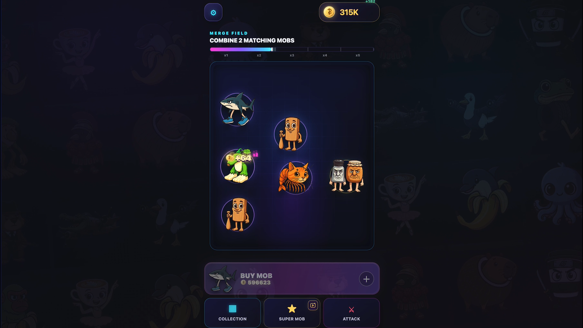 Merge Brainrots: Battle of Memes — screenshot 1