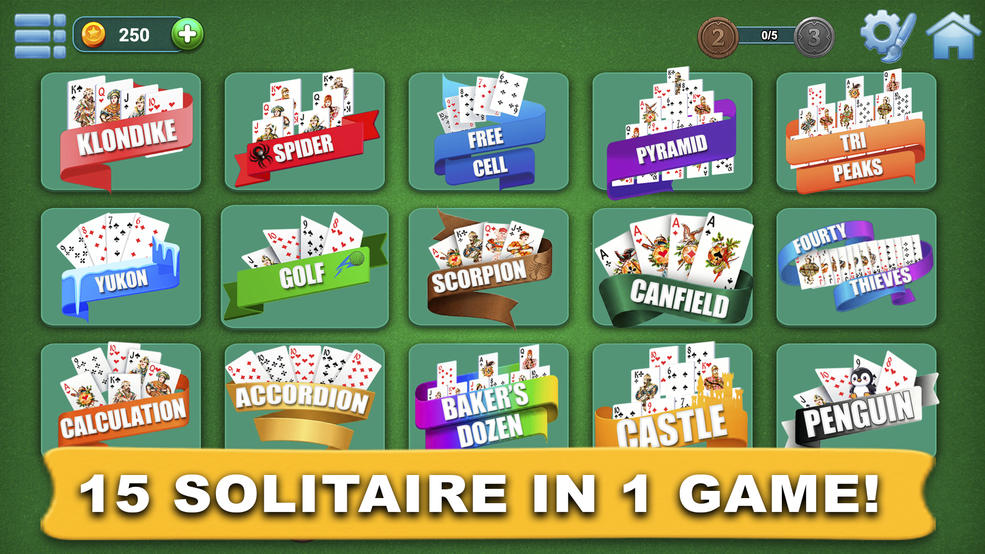 Online Solitaire Collection — screenshot 1