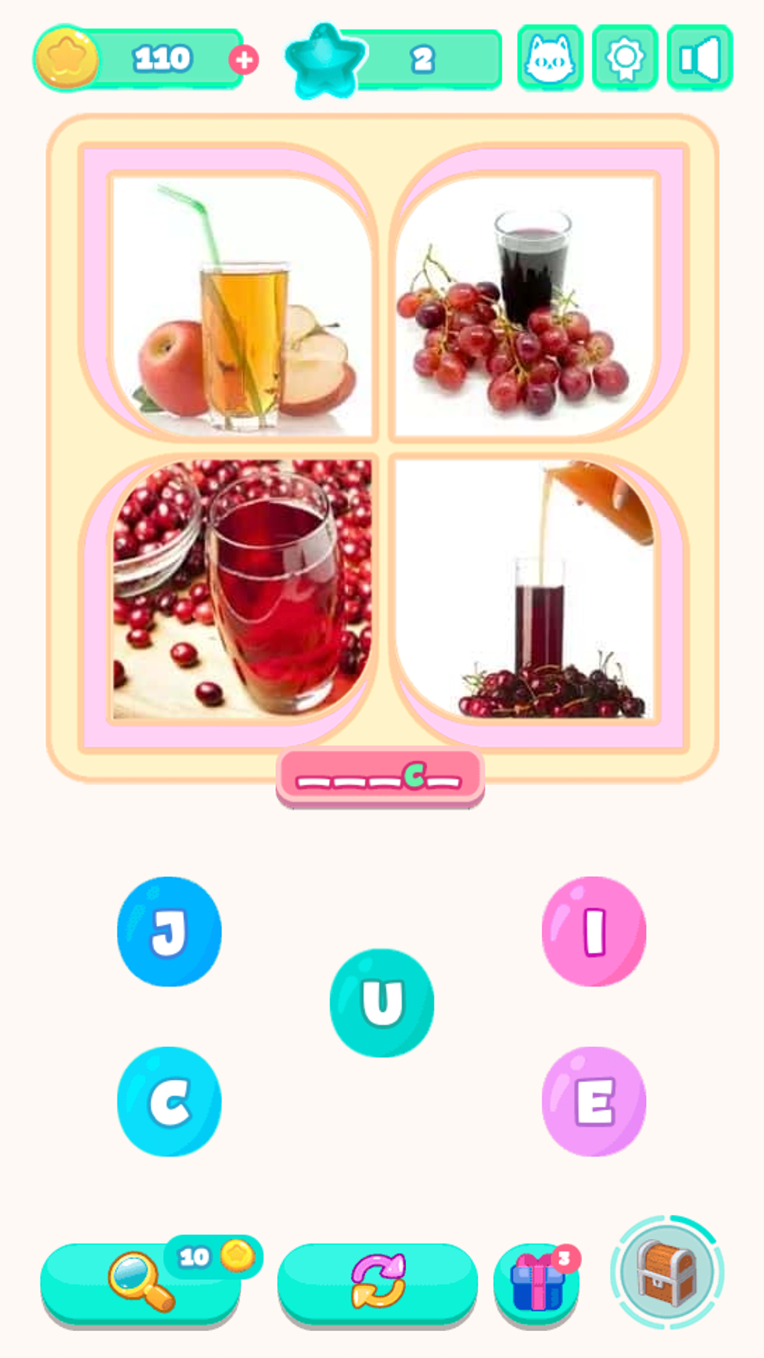 Collect word from 4 photos screenshot 6