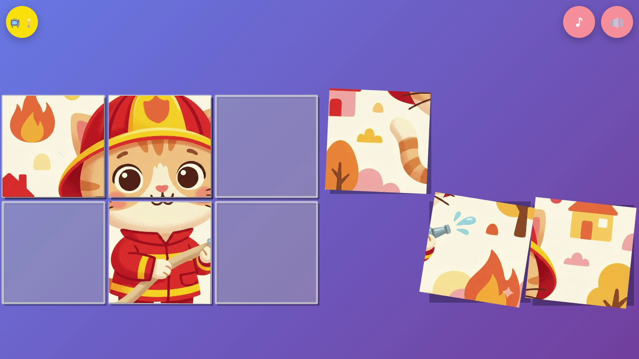 Purr-fect Puzzles: Kitten Jobs — screenshot 2