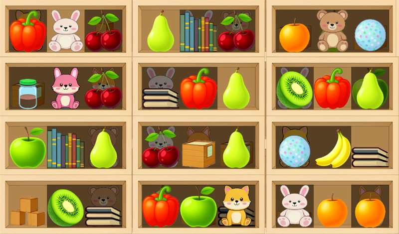 Sort by shelf - Toys game cover