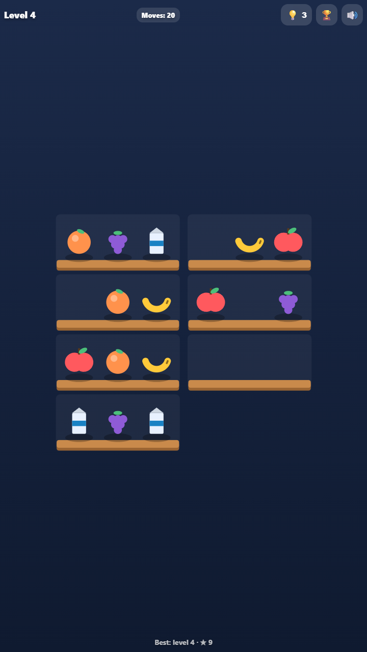 Shelf Sort: Goods Match screenshot 3