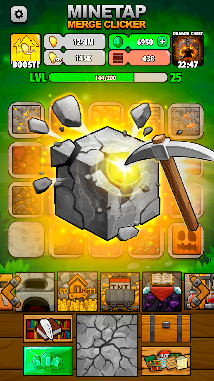 Minetap Merge Clicker screenshot 5