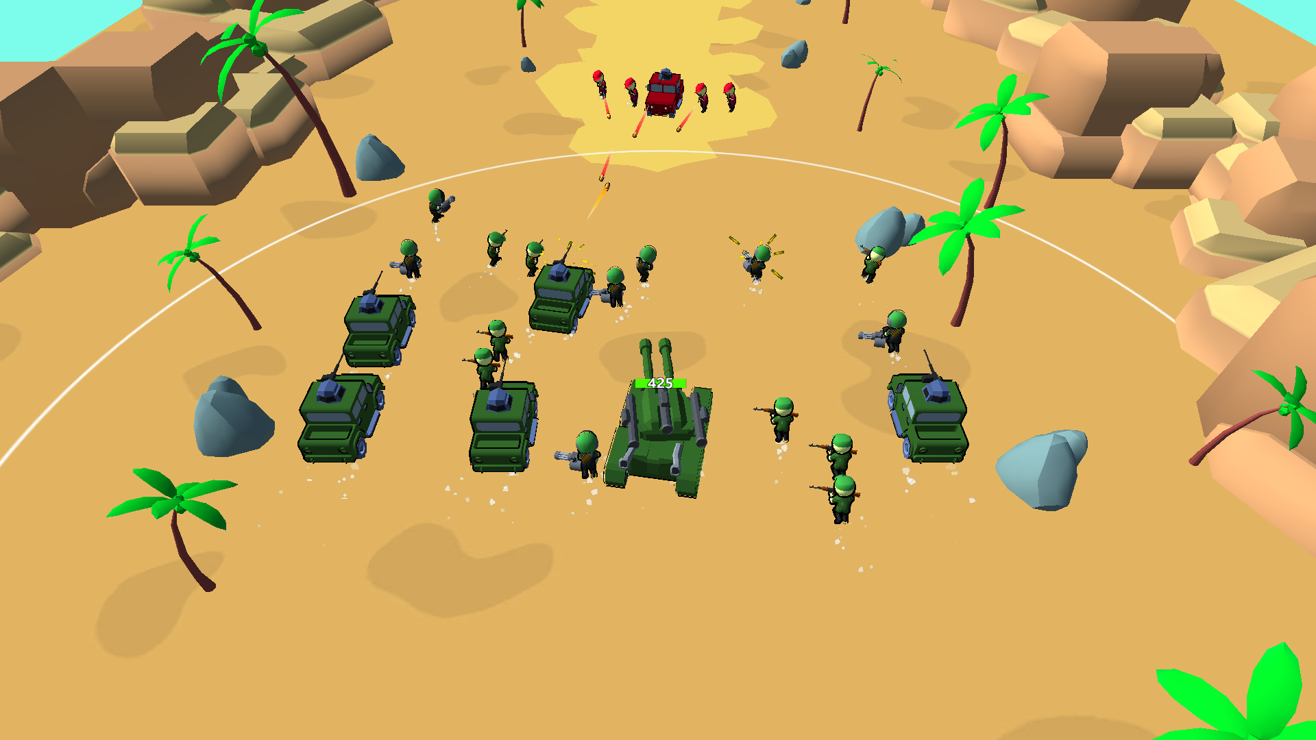 Tank Merge Of Clash screenshot