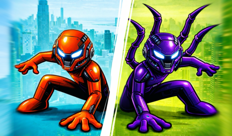 Stick Spider Superhero: Web Shot game cover