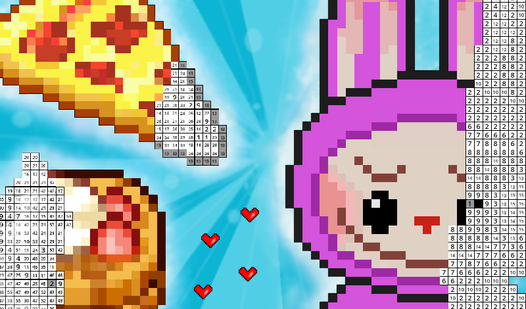 The World By Numbers. Pixel Art